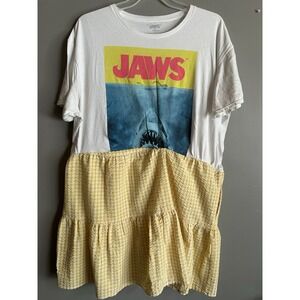 Upcycled Women's 2XL Jaws Horror Movie Dress Handmade